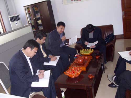 淄博市律师协会关玛俐会长一行来我所检查指导工作